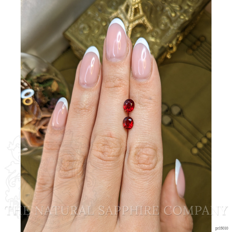 2.20 Ct.Tw. Ruby Pair from Mozambique