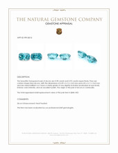 1.93 Ct.Tw.Total Carat Weight Blue Zircon Pair from Cambodia Appraisal