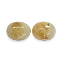 4.91 Ct.Tw. Oval Rutilated Quartz Pair