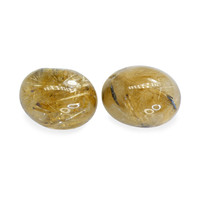 5.05 Ct.Tw. Oval Rutilated Quartz Pair
