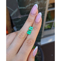 2.68 Ct.Tw.Total Carat Weight Emerald Pair from Colombia Life Style