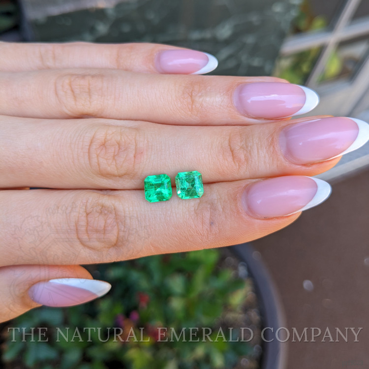 2.68 Ct.Tw. Emerald Pair from Colombia
