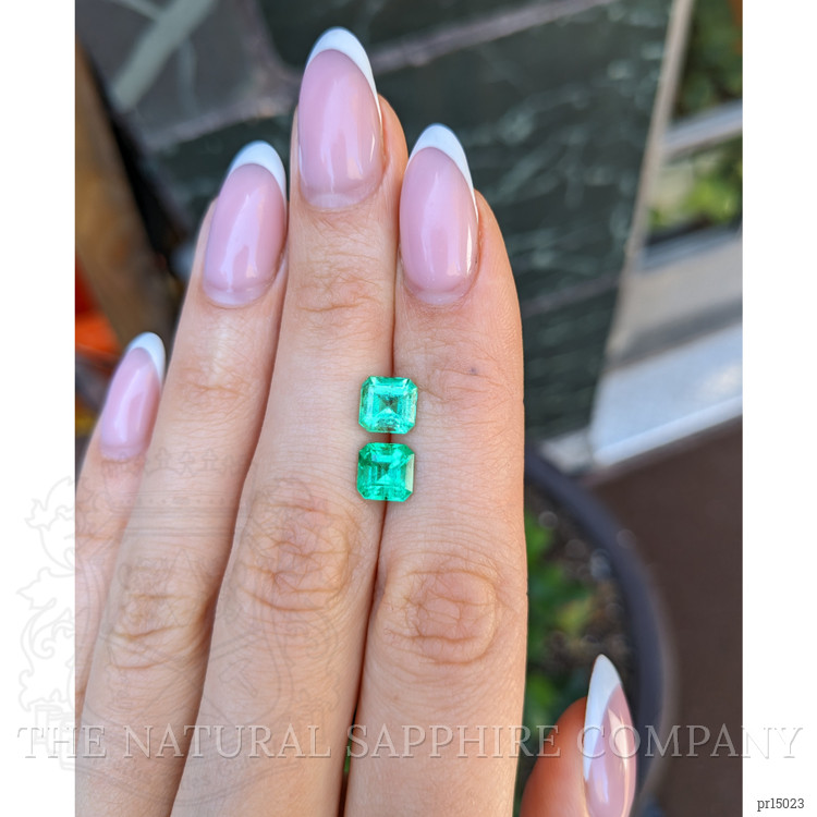 2.68 Ct.Tw. Emerald Pair from Colombia