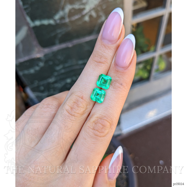 4.51 Ct.Tw. Emerald Pair from Colombia