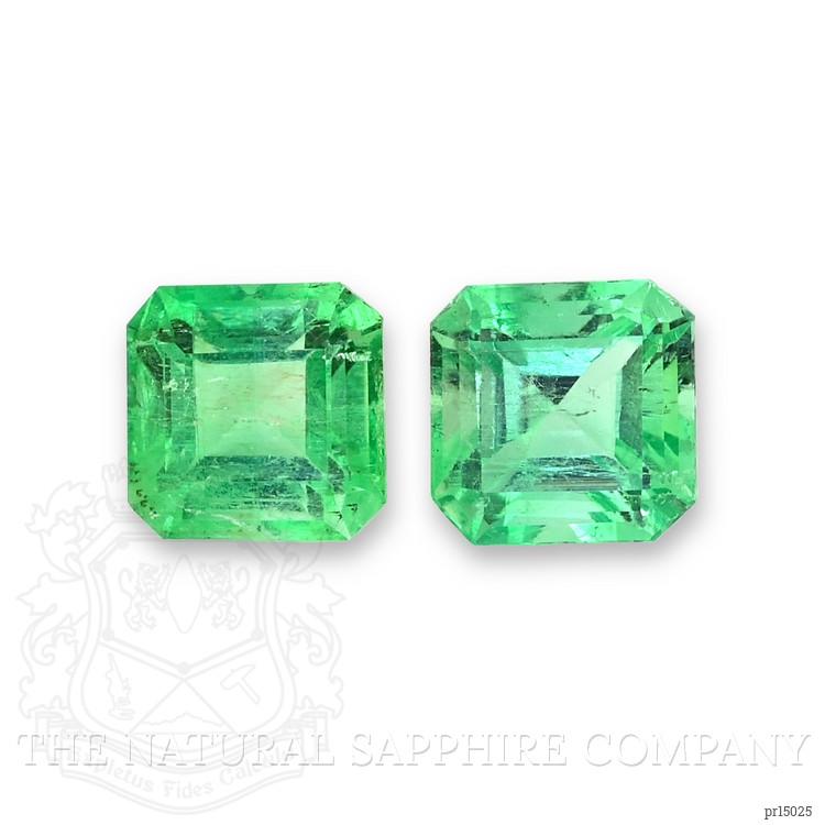 3.65 Ct.Tw. Emerald Pair from Colombia
