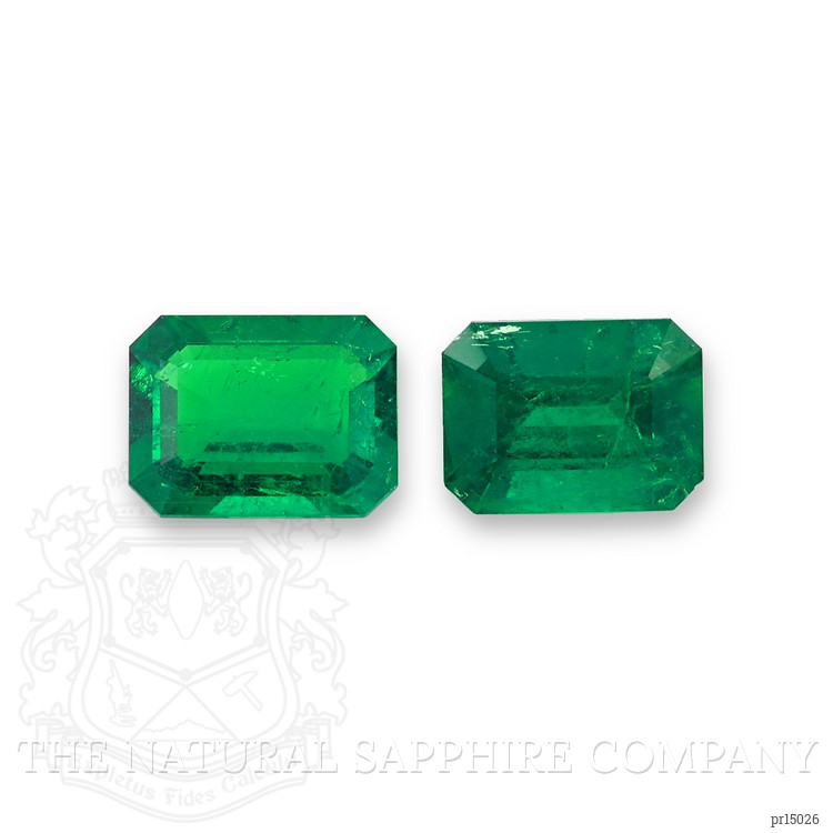 3.47 Ct.Tw. Emerald Pair from Colombia