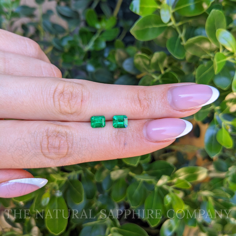 1.43 Ct.Tw. Emerald Pair from Colombia