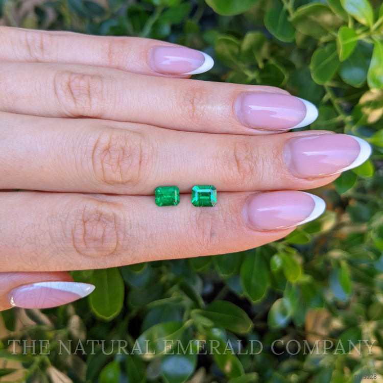 1.43 Ct.Tw. Emerald Pair from Colombia