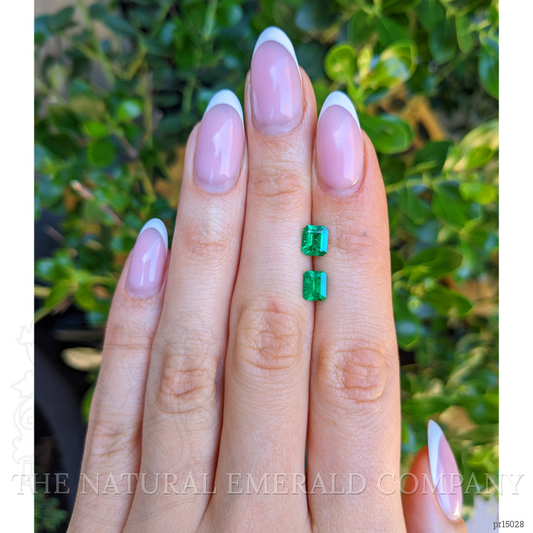 1.43 Ct.Tw. Emerald Pair from Colombia