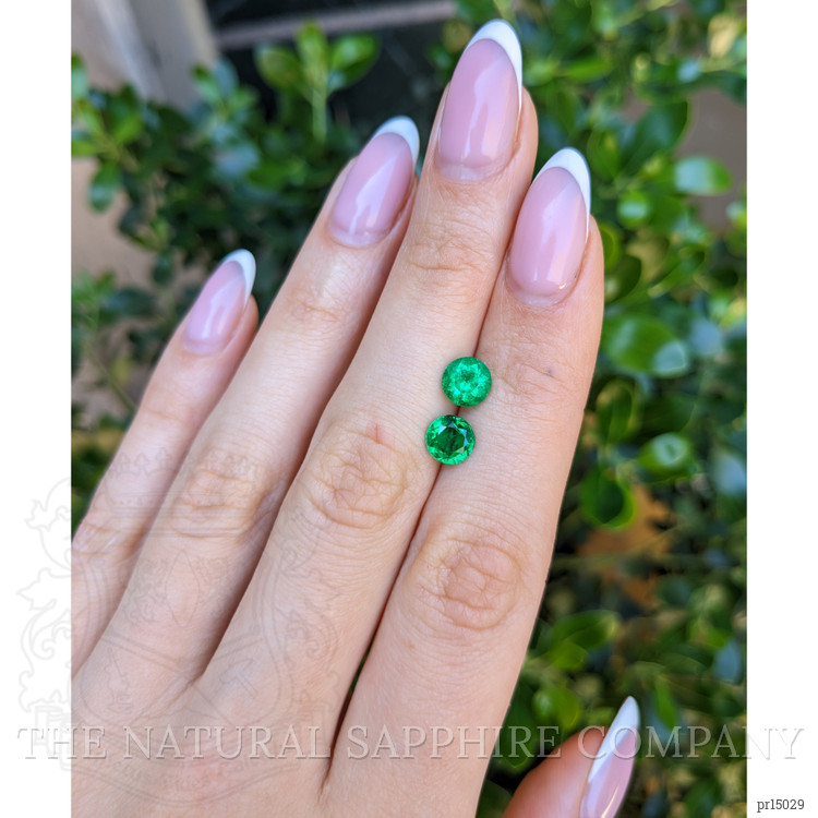 1.98 Ct.Tw. Emerald Pair from Colombia