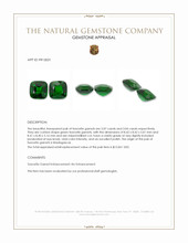 6.11 Ct.Tw.Total Carat Weight Tsavorite Garnet Pair from Madagascar Appraisal