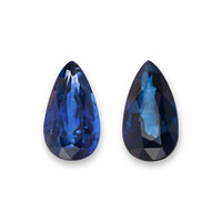 6.36&nbsp;Ct.Tw.Total Carat Weight Blue Sapphire Pair from Ceylon (Sri Lanka) Video