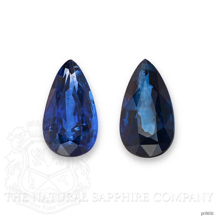 6.36 Ct.Tw. Blue Sapphire Pair from Ceylon (Sri Lanka)