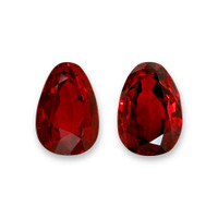 5.55&nbsp;Ct.Tw.Total Carat Weight Ruby Pair from Mozambique Video