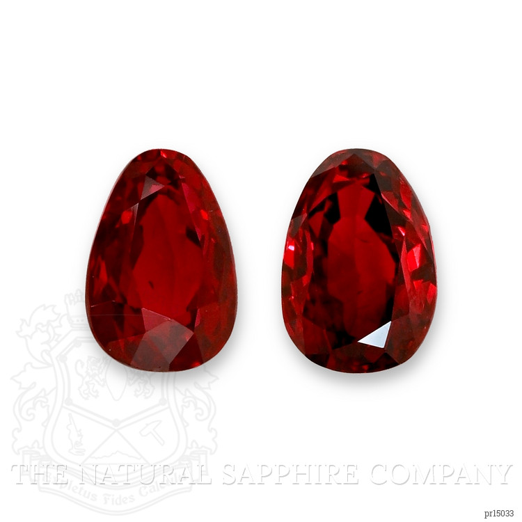 5.55 Ct.Tw. Ruby Pair from Mozambique