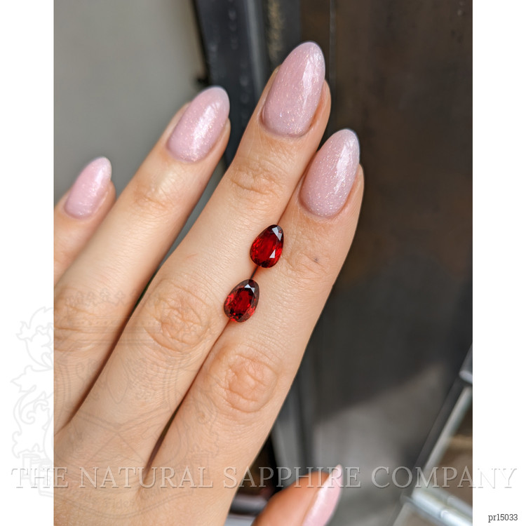 5.55 Ct.Tw. Ruby Pair from Mozambique
