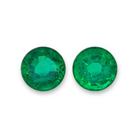 4.18 Ct.Tw.Total Carat Weight Emerald Pair from Zambia Video