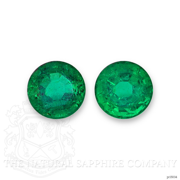 4.18 Ct.Tw. Emerald Pair from Zambia