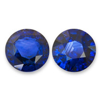 3.86&nbsp;Ct.Tw.Total Carat Weight Blue Sapphire Pair from Ceylon (Sri Lanka) Video