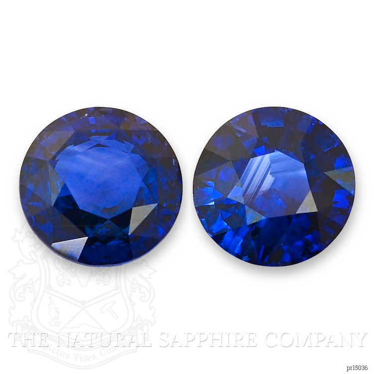 3.86 Ct.Tw. Blue Sapphire Pair from Ceylon (Sri Lanka)
