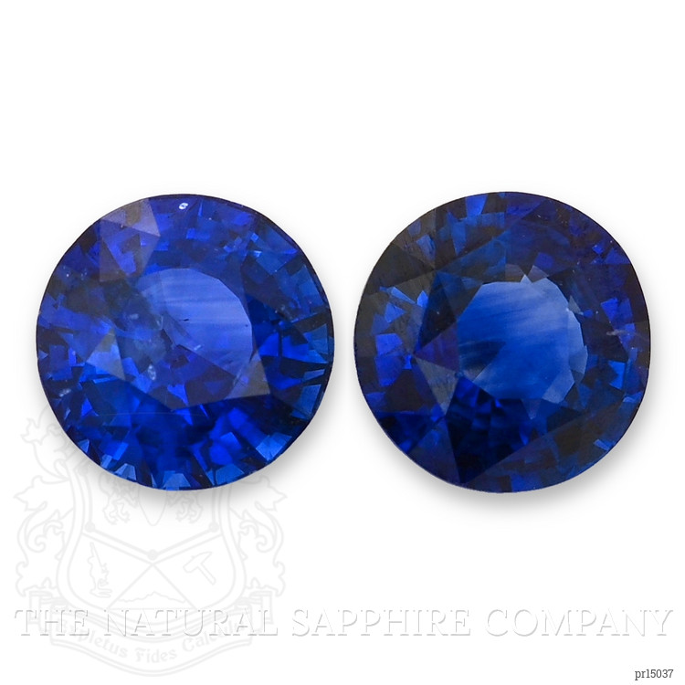 4.40 Ct.Tw. Blue Sapphire Pair from Ceylon (Sri Lanka)