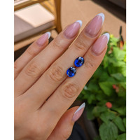 5.70&nbsp;Ct.Tw.Total Carat Weight Blue Sapphire Pair from Ceylon (Sri Lanka) Life Style