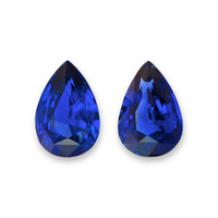 5.36&nbsp;Ct.Tw.Total Carat Weight Blue Sapphire Pair from Ceylon (Sri Lanka) Video
