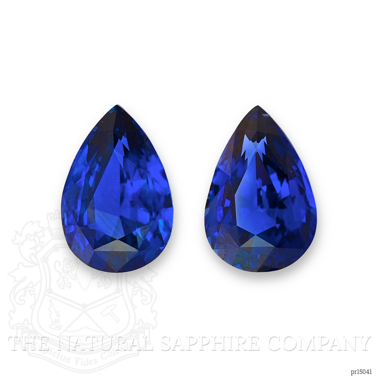5.36 Ct.Tw. Blue Sapphire Pair from Ceylon (Sri Lanka)