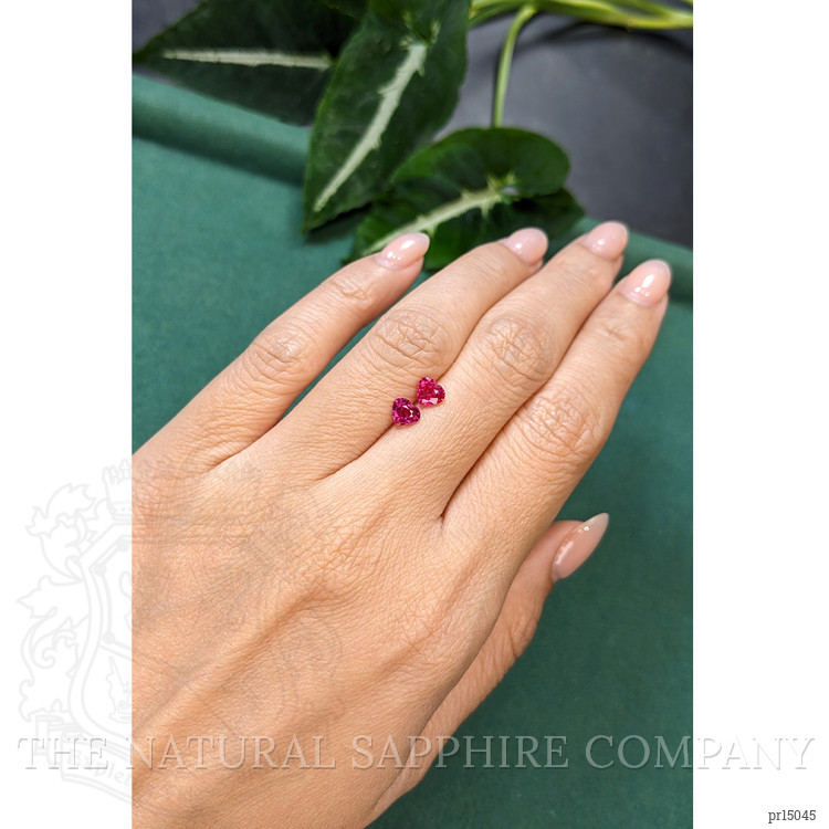 1.24 Ct.Tw. Ruby Pair from Mozambique