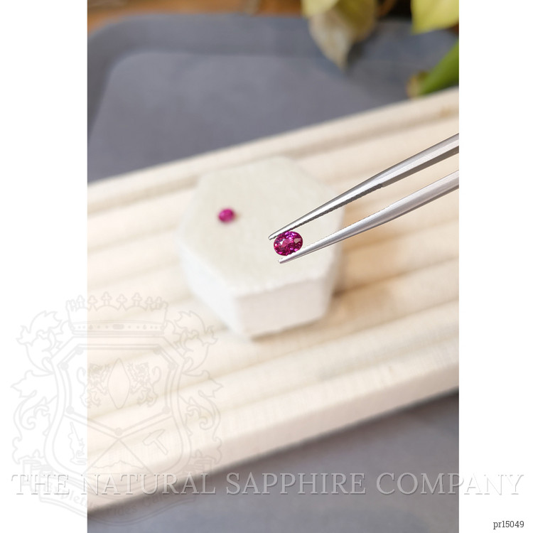 1.16 Ct.Tw. Pinkish Red Ruby Pair from Mozambique