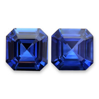2.08&nbsp;Ct.Tw.Total Carat Weight Blue Sapphire Pair from Ceylon (Sri Lanka) Video