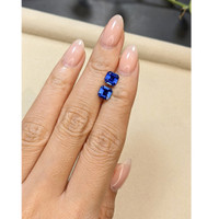 2.08&nbsp;Ct.Tw.Total Carat Weight Blue Sapphire Pair from Ceylon (Sri Lanka) Life Style