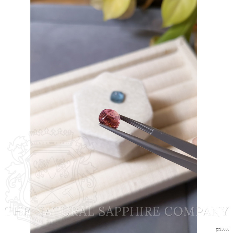 5.72 Ct.Tw. Pinkish Purple Cabochon Tourmaline Pair from Afghanistan