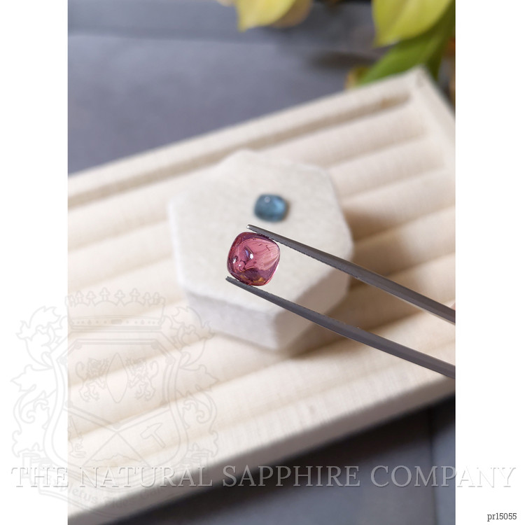 5.72 Ct.Tw. Pinkish Purple Cabochon Tourmaline Pair from Afghanistan