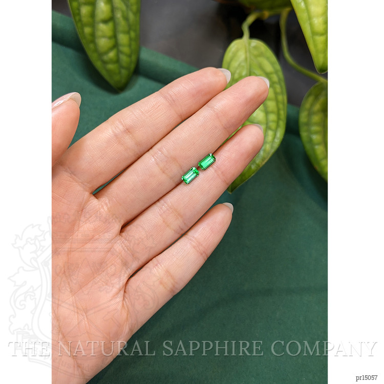 1.11 Ct.Tw. Emerald Pair from Russia