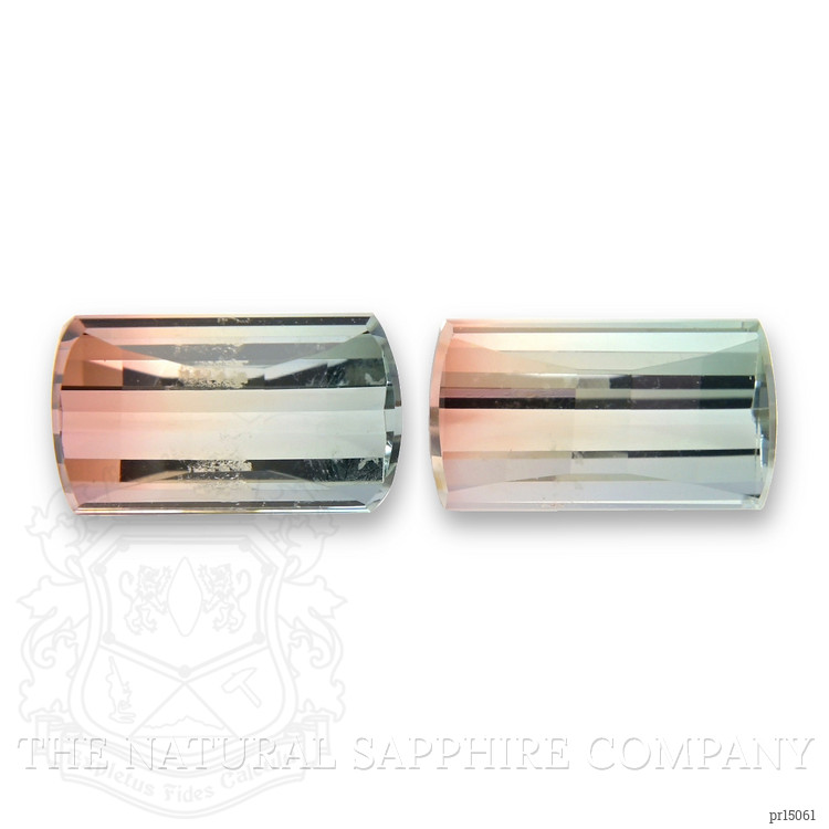 3.51 Ct.Tw. Watermelon Tourmaline Pair from Brazil
