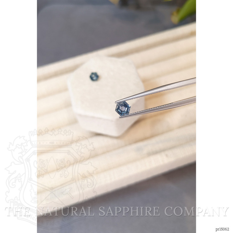 1.46 Ct.Tw. Bluish Green Sapphire Pair from Montana