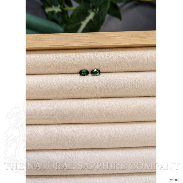 1.13 Ct.Tw. Green Tourmaline Pair from Brazil