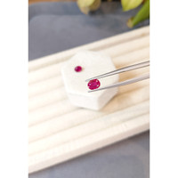 2.05&nbsp;Ct.Tw.Total Carat Weight Pinkish Red Ruby Pair from Mozambique Life Style