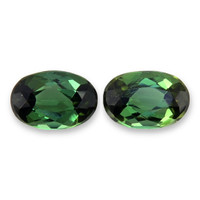 1.01 Ct.Tw.Total Carat Weight Green Tourmaline Pair from Brazil Video
