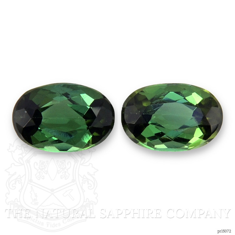 1.01 Ct.Tw. Green Tourmaline Pair from Brazil