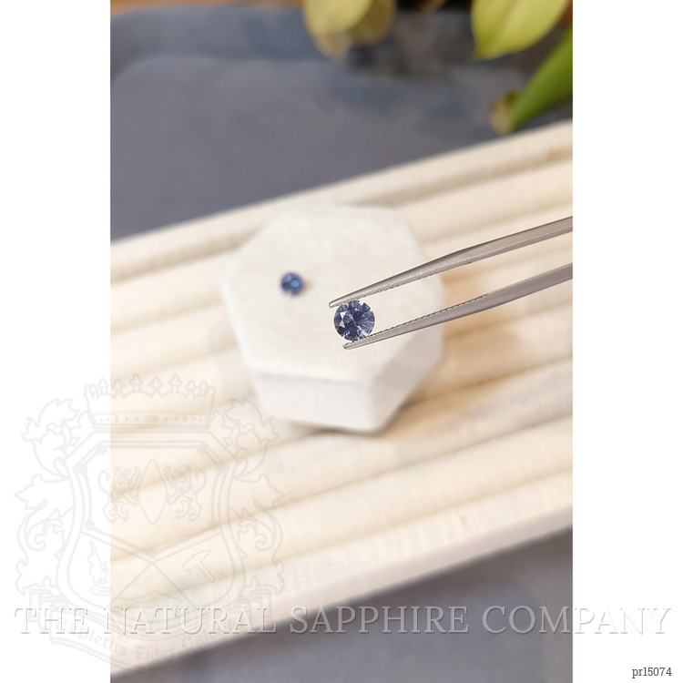 1.39 Ct.Tw. Greyish Blue Sapphire Pair from Montana