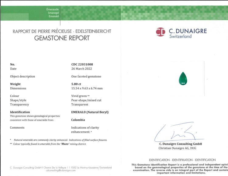 11.70 Ct.Tw. Emerald Pair from Colombia - Muzo