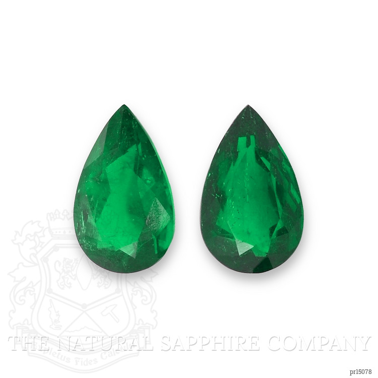 11.70 Ct.Tw. Emerald Pair from Colombia - Muzo