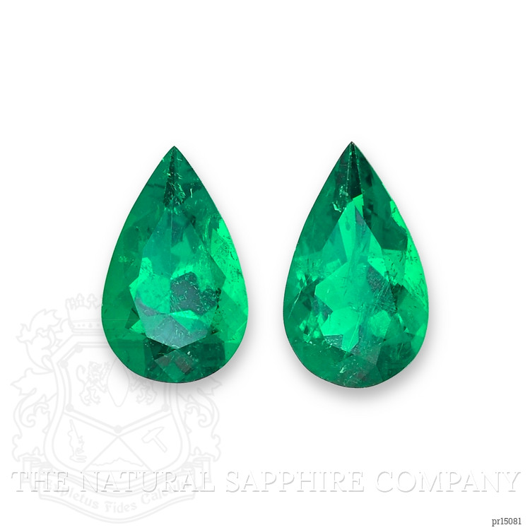 3.48 Ct.Tw. Emerald Pair from Colombia