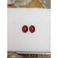 4.71&nbsp;Ct.Tw.Total Carat Weight Pinkish Purple Cabochon Rhodolite Garnet Pair from Ceylon (Sri Lanka) Life Style