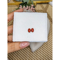 2.55&nbsp;Ct.Tw.Total Carat Weight Red Cabochon Rhodolite Garnet Pair from Ceylon (Sri Lanka) Life Style