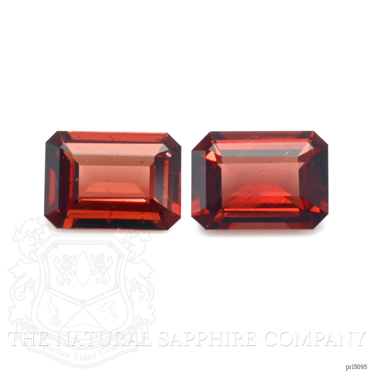 2.38 Ct.Tw. Red Almandine Garnet Pair from Ceylon (Sri Lanka)