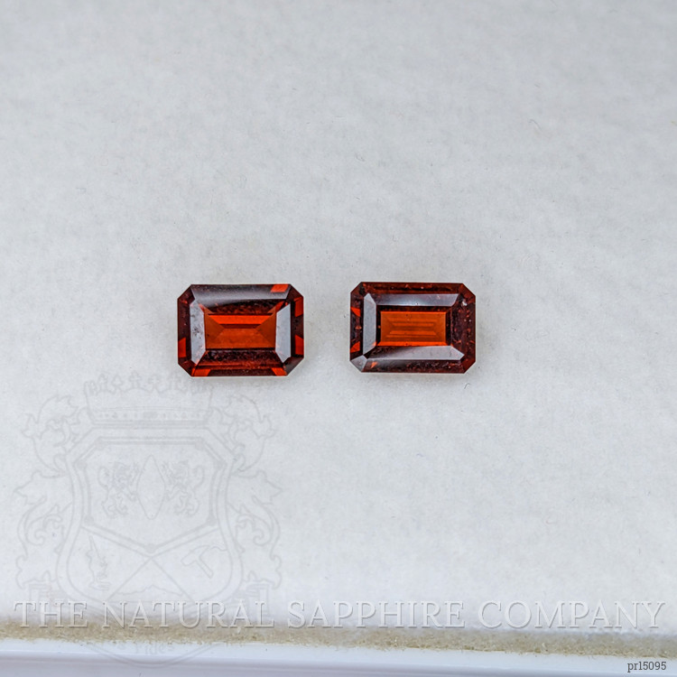 2.38 Ct.Tw. Red Almandine Garnet Pair from Ceylon (Sri Lanka)