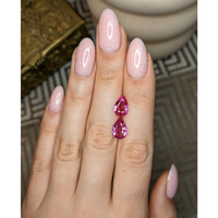 4.58&nbsp;Ct.Tw.Total Carat Weight Pink Sapphire Pair from Madagascar Life Style